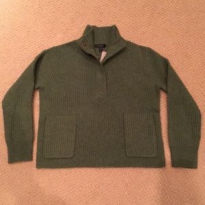 J.Crew Ribbed Popover Sweater